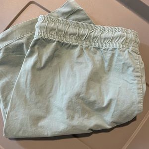 Sage green men’s shorts